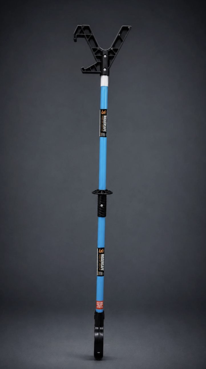 Full length blue RiggerSafe assembly